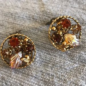 Vintage costume earrings from Austria 🇦🇹 clip on
